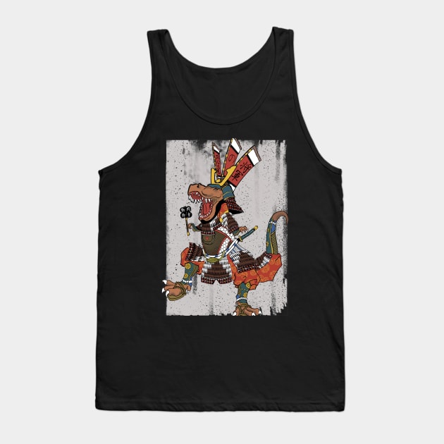 T-Rex Shogun with Background Tank Top by KotienIndustries